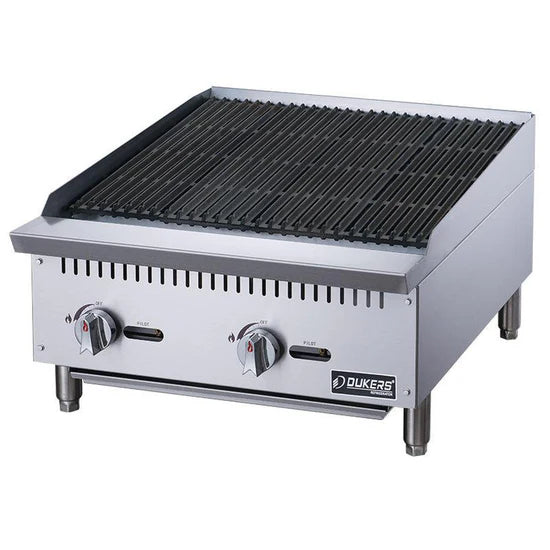 Dukers DCRB24 24 in. W Countertop Charbroiler
