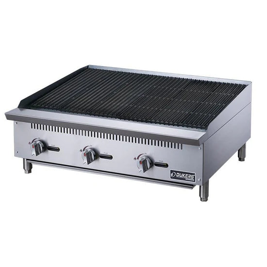 Dukers DCRB36 36 in. W Countertop Charbroiler