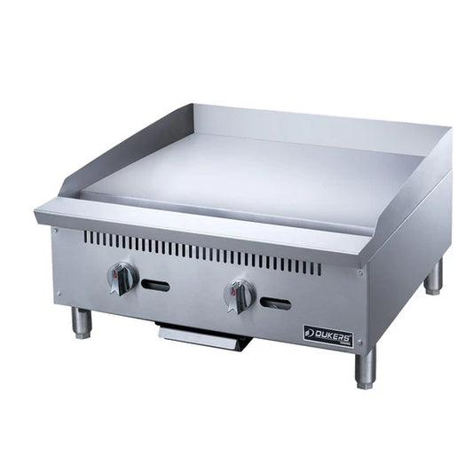 Dukers DCGM24 24 in. W Griddle with 2 Burners