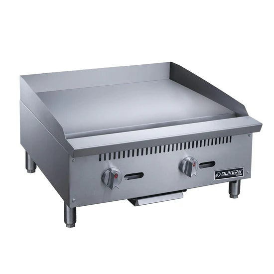 Dukers DCGM24 24 in. W Griddle with 2 Burners