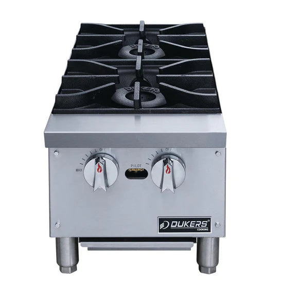 Dukers DCHPB12 Hot Plate with 2 Burners