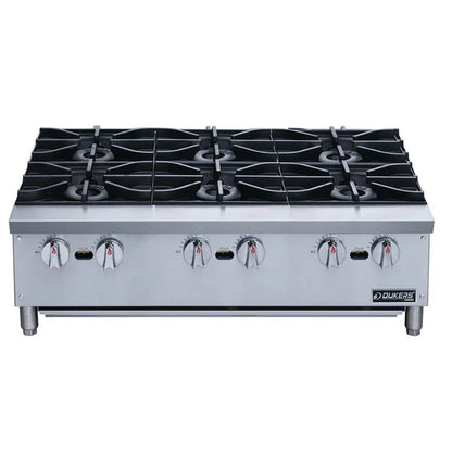 Dukers DCHPB36 Hot Plate with 6 Burners