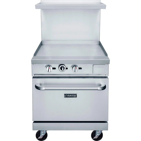 Dukers DCR24-GM 24" Gas Range with 24" Griddle