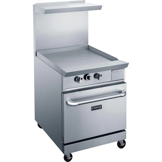 Dukers DCR24-GM 24" Gas Range with 24" Griddle