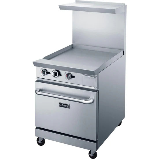 Dukers DCR24-GM 24" Gas Range with 24" Griddle