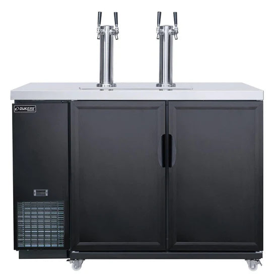 Dukers DKB48-M2 Dual Tap Kegerator Beer Dispenser
