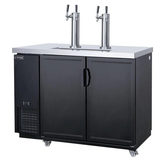 Dukers DKB60-M2 Dual Tap Kegerator Beer Dispenser