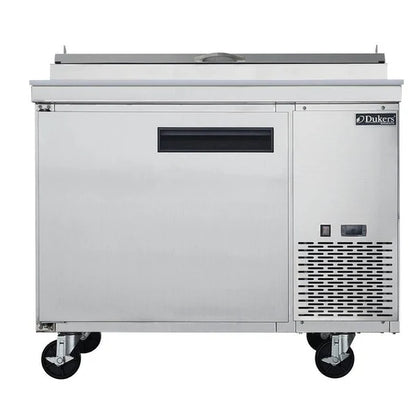 Dukers DPP44-6-S1 Commercial Single Door Pizza Prep Table Refrigerator