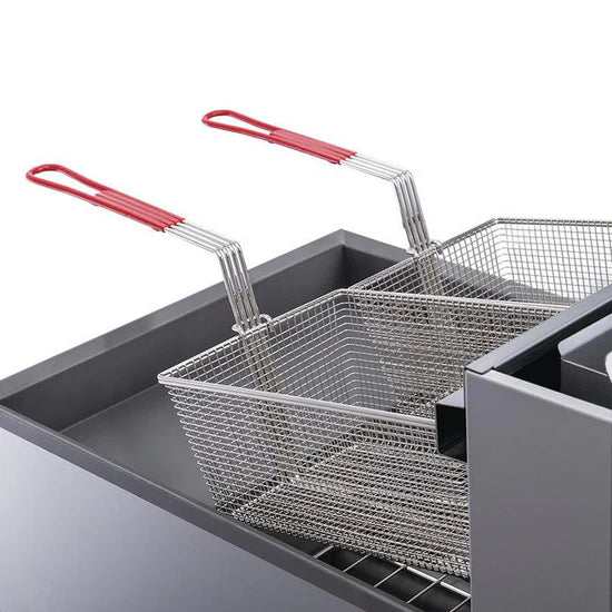 Dukers DCF5-NG Natural Gas Fryer with 5 Tube Burners