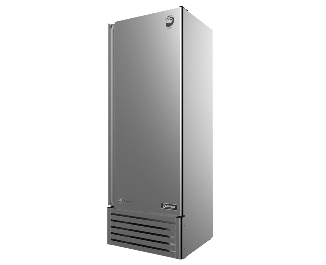 Imbera G319 HC BW 29 1/2" One Section Glass Door Merchandiser - (1) Right Hinge Door, Black, 115v