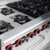Saba Corpusa GR-60 Heavy-Duty Gas Range with Oven, 10 Burners, 362,000 BTU Commercial Cooktop
