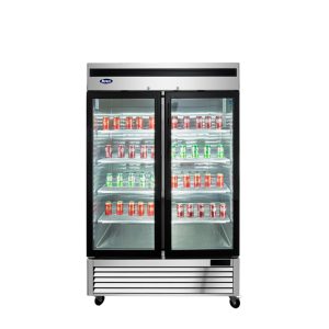 Atosa MCF8703ES — Two (2) Glass Door Reach-in Freezer