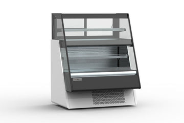 Hydra-Kool KGL-OU-60-S Grab-N-Go Open Over-Under Merchandiser, 60"W x 37"D x 59"H, Self-Contained, LED Lighting