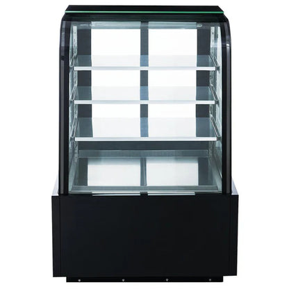 Dukers DDM36R-CB Curved Glass 36" Cake Showcase