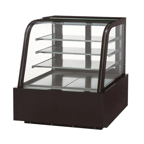 Dukers DDM48R-CB Curved Glass 48" Cake Showcase