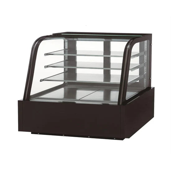 Dukers DDM60R-CB Curved Glass 60" Cake Showcase