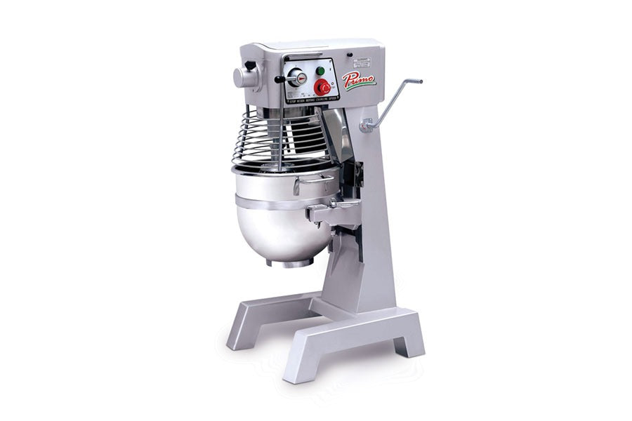 Primo PM-30 Commercial Planetary Mixer, 30 Qt, 3-Speed Gear-Driven, 2 HP, cETLus